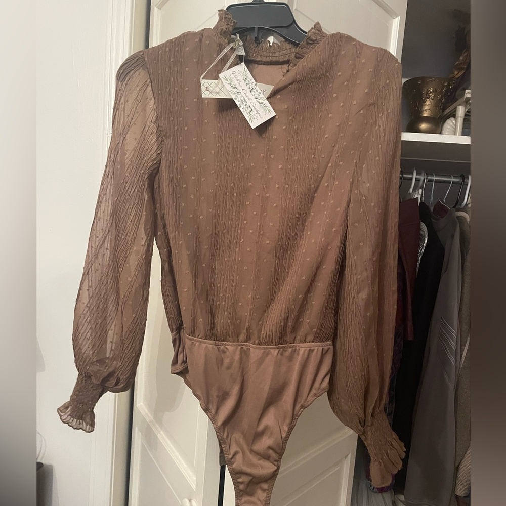 She + Sky bodysuit, NWT sz Sm
